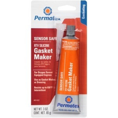 PERMATEX Sensor Safe High Temp RTV Silicone Gasket Maker 3oz 81422